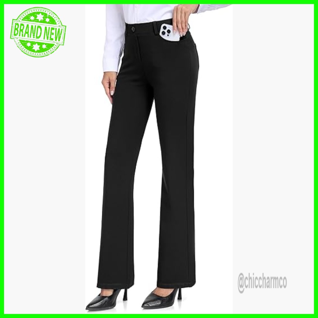 Tall Womens Bootcut Dress Pants 343638 Inseam Stretch Work Slacks